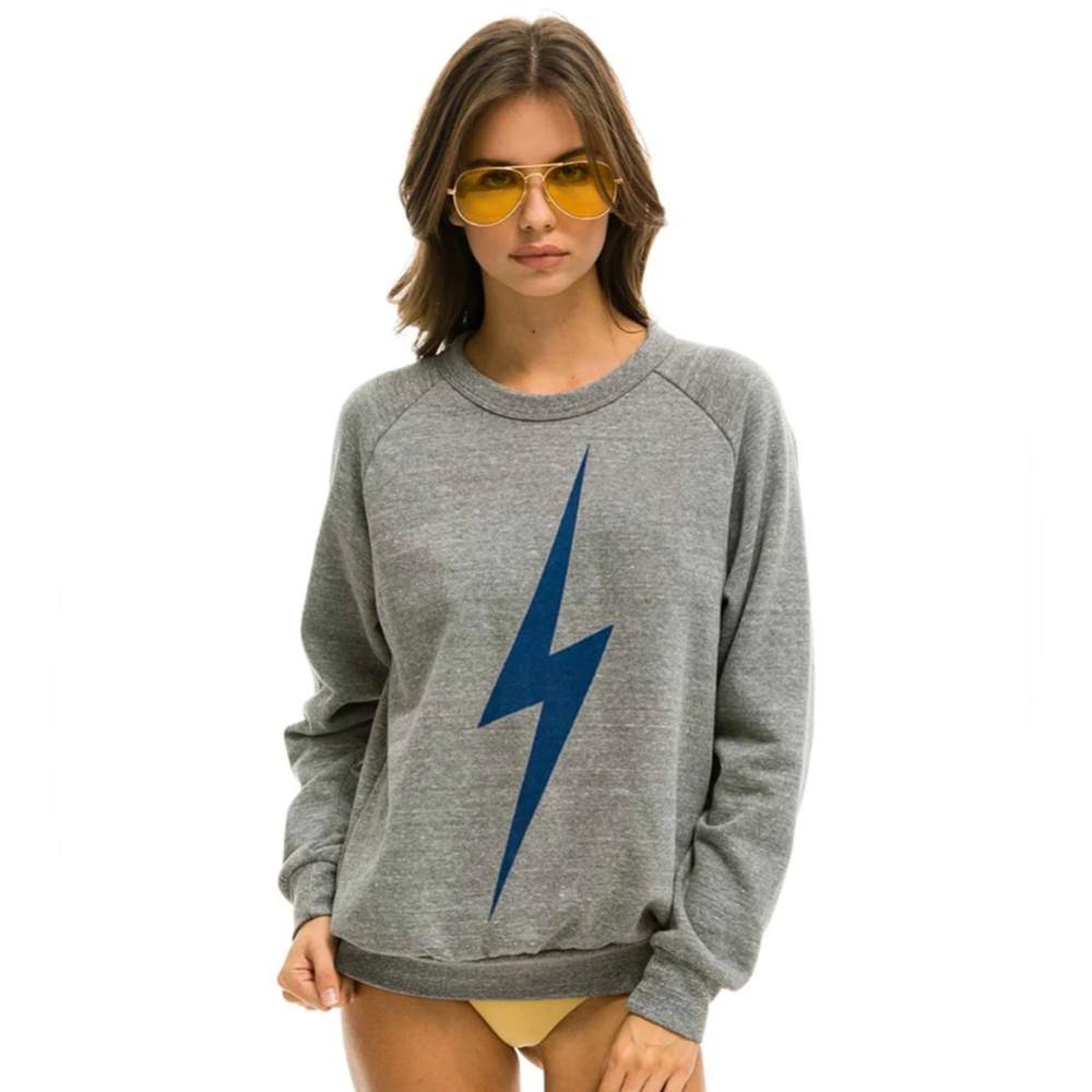 Aviator Nation | Lightning Bolt Sweatshirt | Small